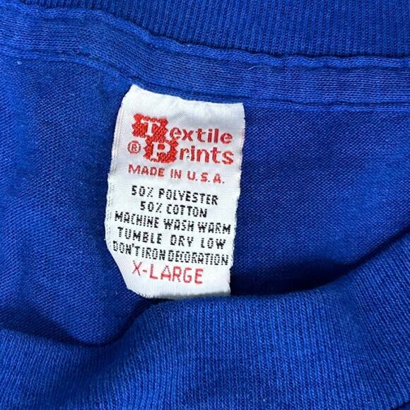 Vintage 80s Grand Canyon Arizona Souvenir Tee XL Blue Single Stitch - Picture 3 of 4